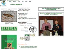 Tablet Screenshot of plecoptera.speciesfile.org